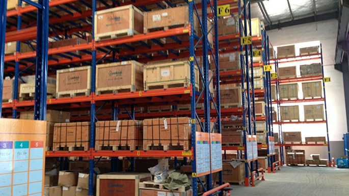 杭州電商行業(yè)層板貨架案例